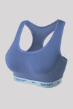 Girspt  Racerback Sports Bras for Women Padded Seamless High Impact Support With Hem Shoulder Straps for Yoga Gym Workout Fitness
