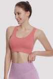 Racerback Sports Bra  Seamless Bra Top Gym Active Wear Yoga Vest Sports Tops With Removeabel Bra Padds