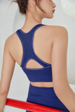Women's Seamless Sports Bra Padded Wireless Racerback Gym Active Wear Yoga Bras Crop Top