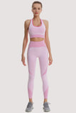 Women Tracksuit Workout Set 3 Piece Sets Sports Bra High Waist Workout Leggings Zipper Crop Top Yoga Wear Fitness
