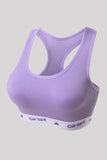 Girspt  Racerback Sports Bras for Women Padded Seamless High Impact Support With Hem Shoulder Straps for Yoga Gym Workout Fitness