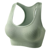 Racerback Sports Bra  Seamless Bra Top Gym Active Wear Yoga Vest Sports Tops With Removeabel Bra Padds
