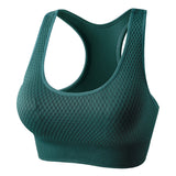 Racerback Sports Bra  Seamless Bra Top Gym Active Wear Yoga Vest Sports Tops With Removeabel Bra Padds