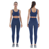 Sport Set Bra and Legging 2pcs Set Tracksuit Women Set Fitness Clothing Wear Gym Sportswear Running