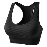 Racerback Sports Bra  Seamless Bra Top Gym Active Wear Yoga Vest Sports Tops With Removeabel Bra Padds