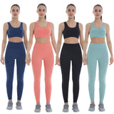 Sport Set Bra and Legging 2pcs Set Tracksuit Women Set Fitness Clothing Wear Gym Sportswear Running