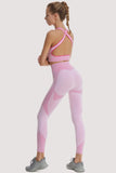 Women Tracksuit Workout Set 3 Piece Sets Sports Bra High Waist Workout Leggings Zipper Crop Top Yoga Wear Fitness