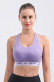 Girspt  Racerback Sports Bras for Women Padded Seamless High Impact Support With Hem Shoulder Straps for Yoga Gym Workout Fitness