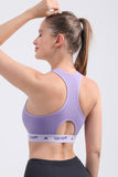 Girspt  Racerback Sports Bras for Women Padded Seamless High Impact Support With Hem Shoulder Straps for Yoga Gym Workout Fitness